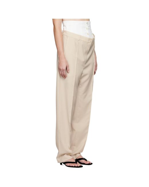 OLENICH Natural Corset Trousers