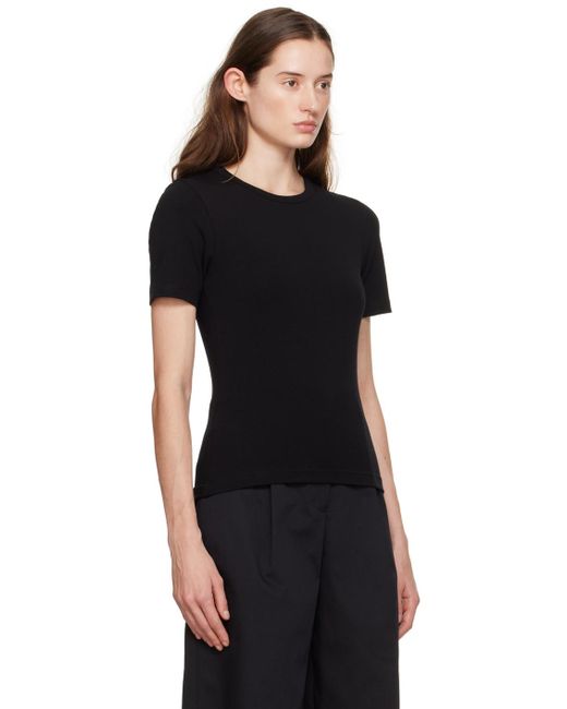Matteau Black Fitted T-shirt