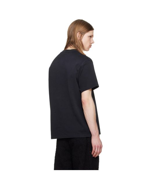 Louis-Gabriel Nouchi Black Logo T-Shirt for men