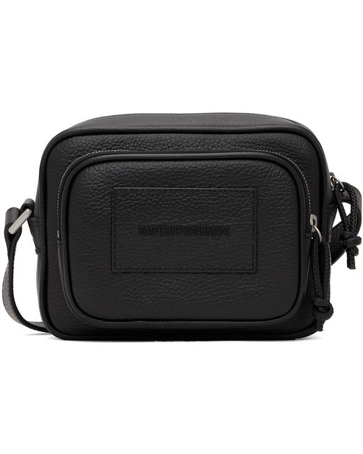 Emporio Armani Black Crossbody Bag for Men Lyst