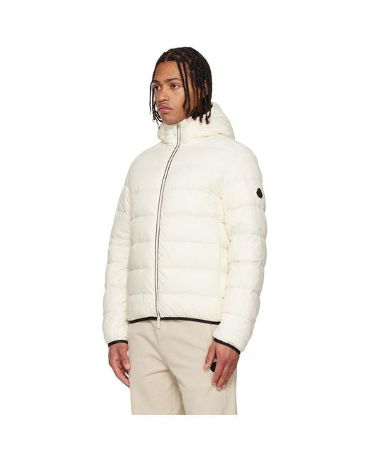 Moncler Natural Off- Erdon Short Down Jacket for men