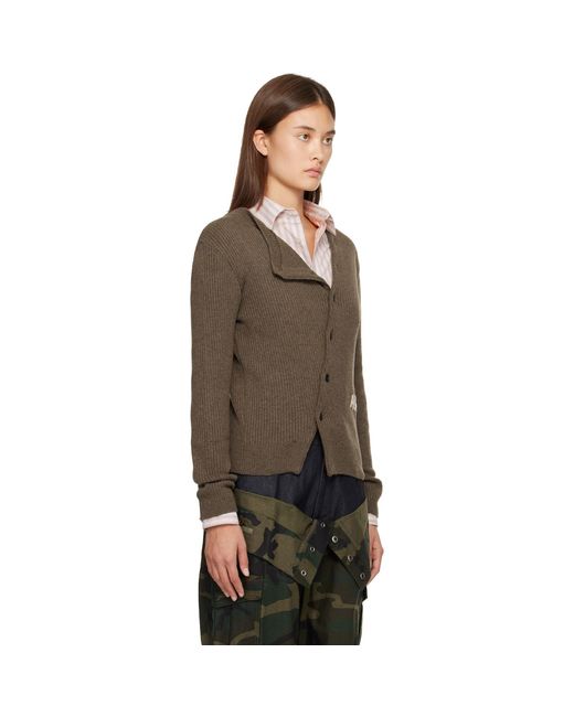 ANDERSSON BELL Black Hand Stitched Basic Cardigan