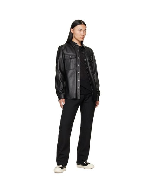 Rick Owens Black Tower Kurdt Trousers for men