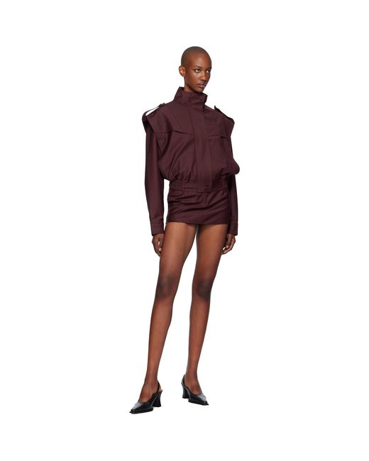 AYA MUSE Red Salas Miniskirt