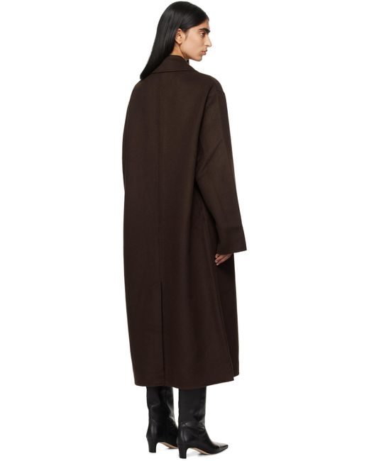 【関税込み】Holzweiler ブラウン Felsa ウール コート Holzweiler ブラウン Felsa ウール コート ブラック | Lyst