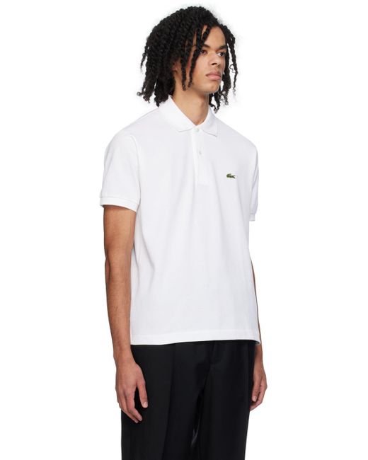 Polo l.12.12 blanc Lacoste pour homme en coloris White