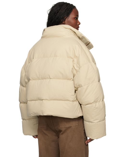 Entire studios Natural Off- Mml Puffer Down Jacket