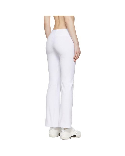 Bernhard Willhelm White Cotton Lounge Pants