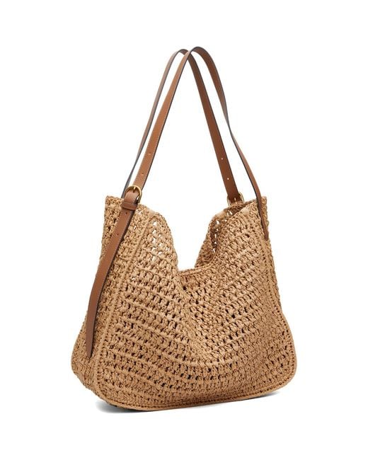 Rag & Bone Brown River Raffia Tote