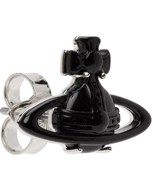 Clou d'oreille unique suzon noir Vivienne Westwood pour homme en coloris Black