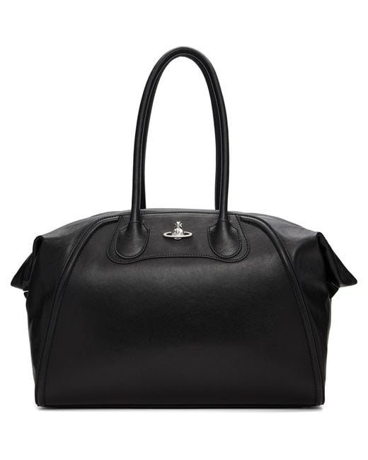 Vivienne Westwood Black Shirley Holdall Bag for men
