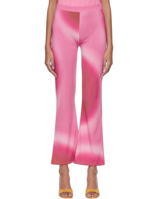 GIMAGUAS Pink Ssense Exclusive Lea Lounge Pants