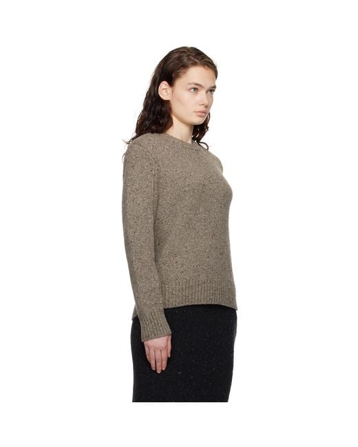 Bottega Veneta Brown Wool Tailo Sweater