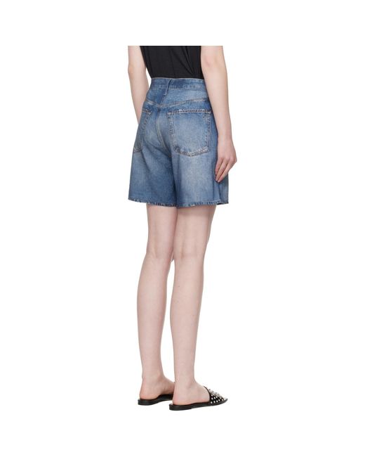 Rag & Bone Blue Miramar Kaia Shorts