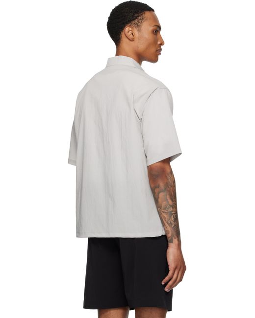 メンズ Snow Peak グレー Breathable Quick Dry ポロシャツ White