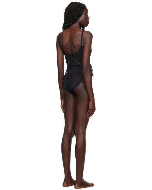 JKim Black Chilla Petal Swimsuit