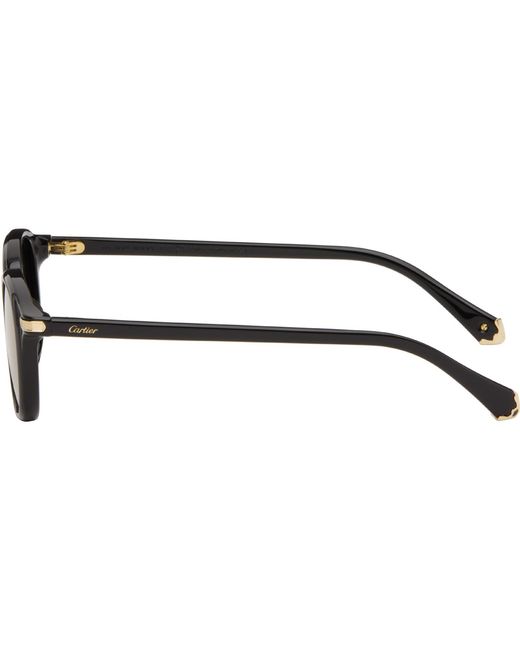 Cartier Black Contemporary Signature C Sunglasses for men