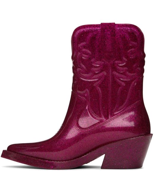 Melissa Red Texas Boots