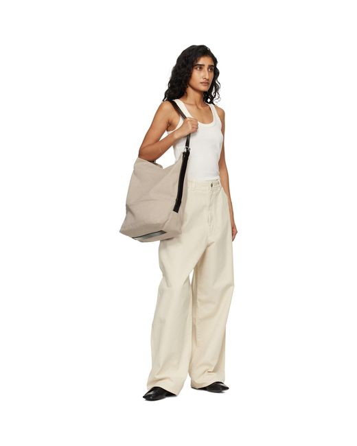 Lemaire Gray Belted Tote