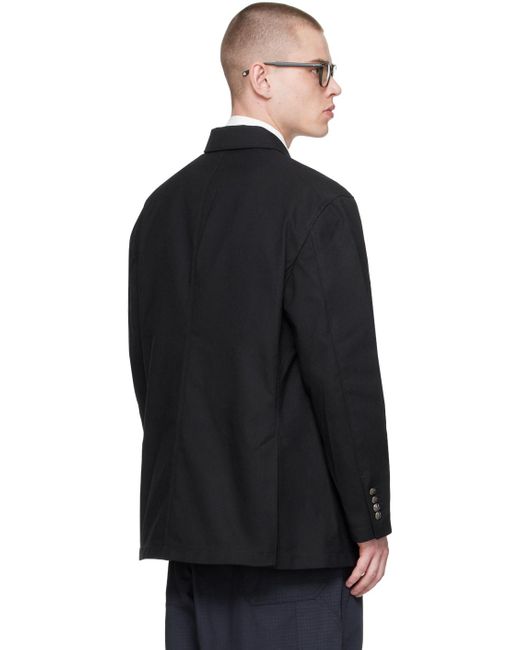 Engineered Garments Black Newport Blazer for men
