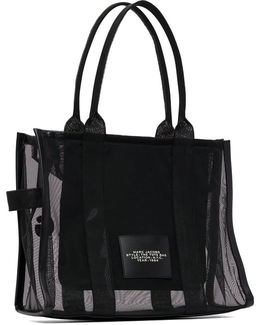 Marc Jacobs Black Large Mesh 'the Tote Bag' Tote