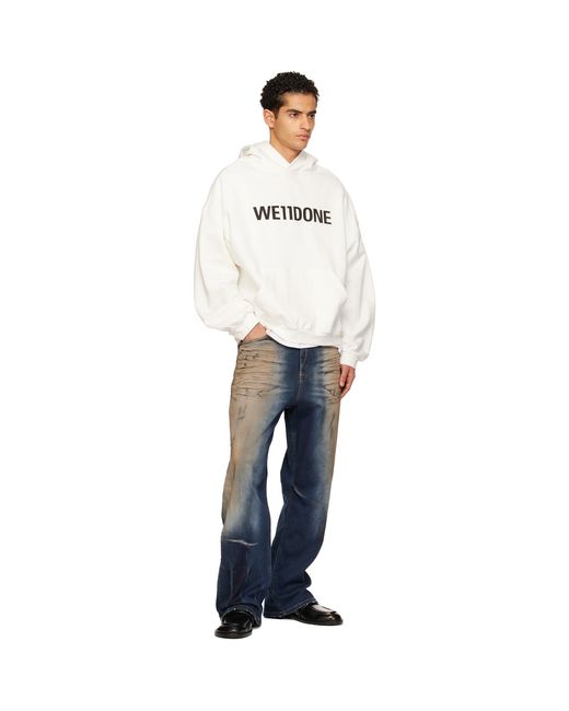 we11done White Hoodie for men