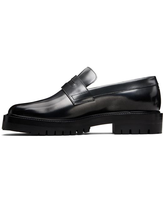 Maison Margiela Black Tabi County Loafers for men