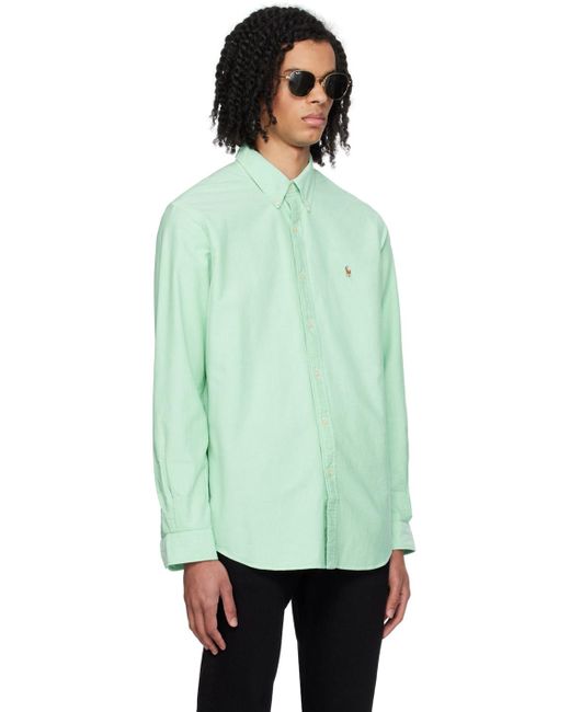 Polo Ralph Lauren Green 'The Iconic' Shirt for men