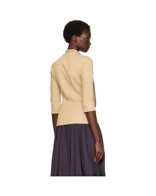 Lemaire Natural Ascot T-Shirt