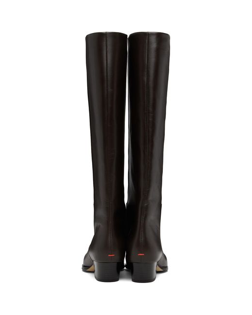 Aeyde Black Medea Tall Boots