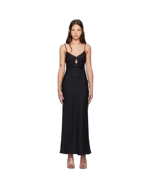 Bec & Bridge Black Ottilie Keyhole Maxi Dress