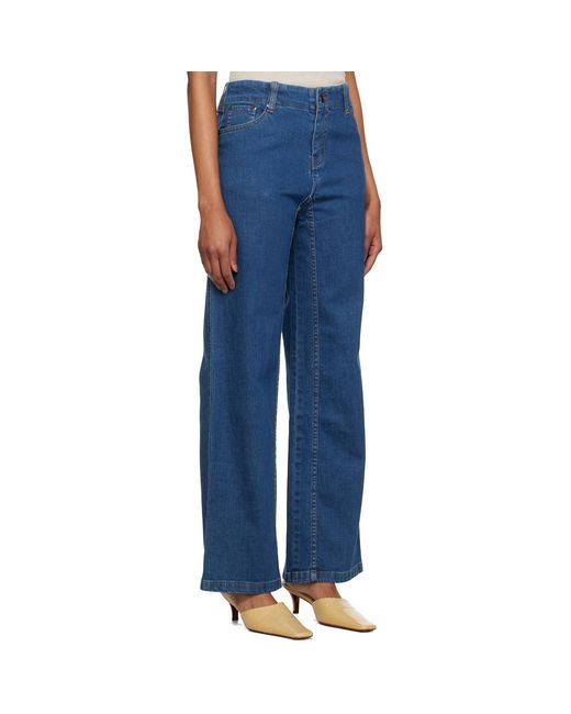 Subtle Le Nguyen Blue On-Ward Jeans