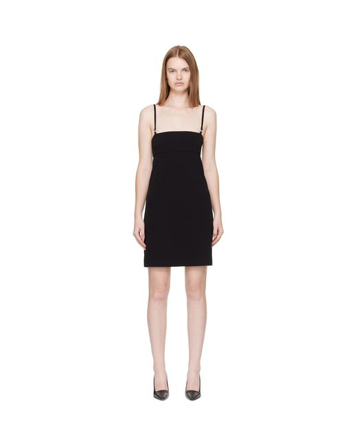 Sportmax Black Cut Out Minidress