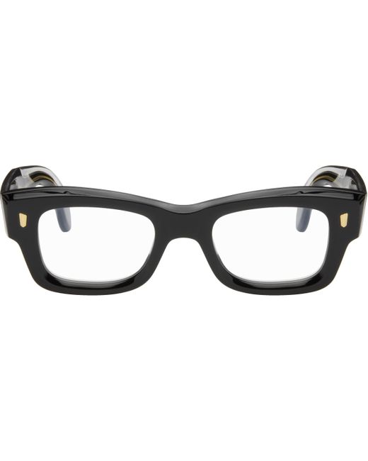 Cutler & Gross Black 1419 Rectangle Optical Glasses for men