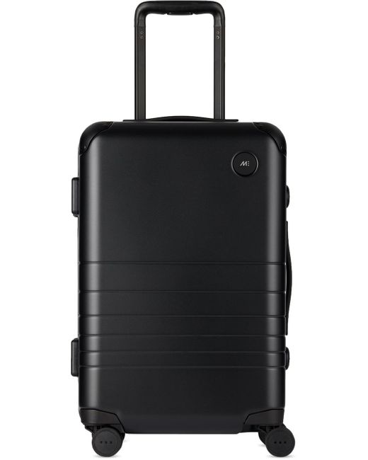 Monos Black Hybrid Carry-on Plus Suitcase for men