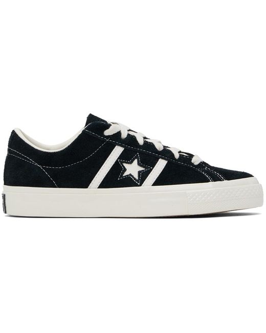 Converse Black One Star Academy Pro Suede Low Top Sneakers for men