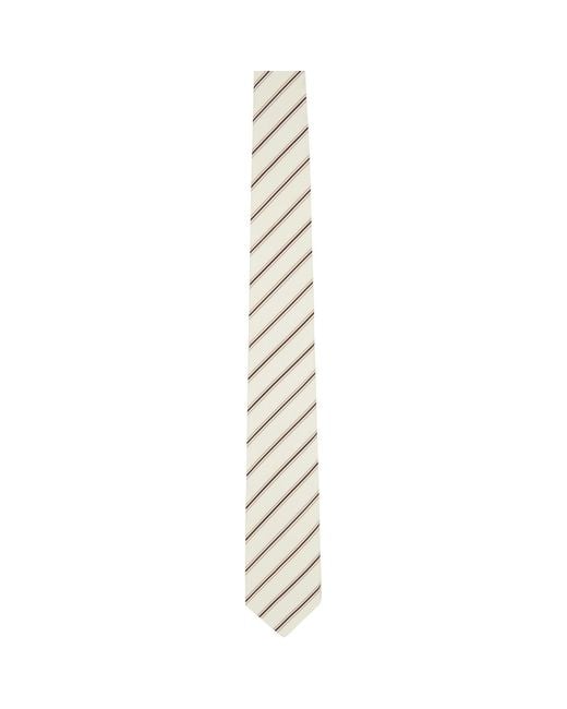 Louis-Gabriel Nouchi Black Off- Rayée Tie for men