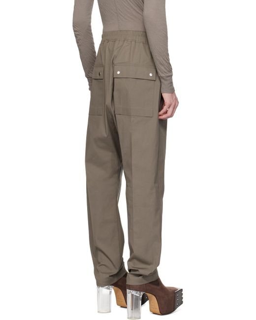 Rick Owens Multicolor Gray Bela Trousers for men