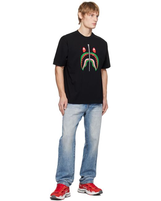 A Bathing Ape Red Shark Sta Korea M1 Sneakers for men