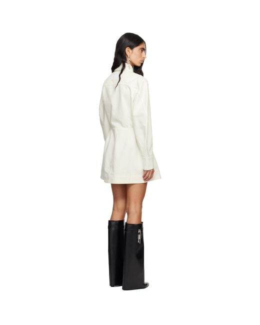 Givenchy Black Cocoon Denim Minidress