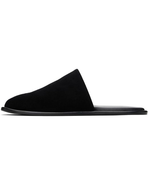 La Collection Black Cameron Slippers