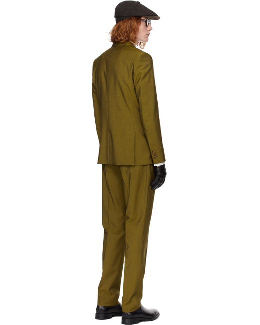 Paul Smith Black Yellow 'the Brierley' Suit for men