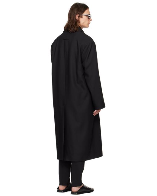 Fear Of God Black Double-Breasted Coat for men