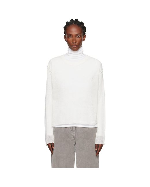mfpen White Off- Companion Sweater