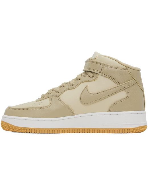 Nike Brown Air Force 1 Mid '07 Lx Shoes for men