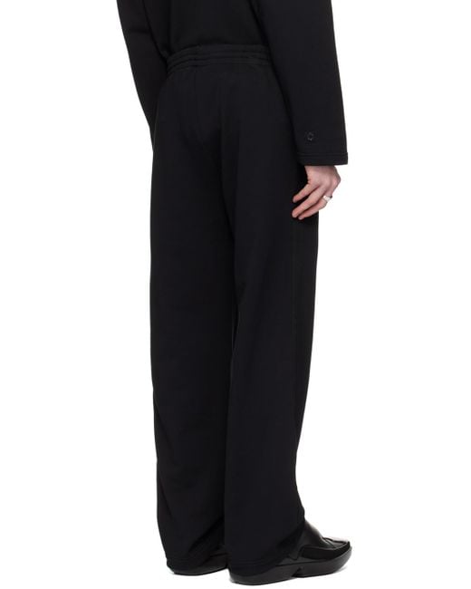 Helmut Lang Black Seatbelt Sweatpants for men