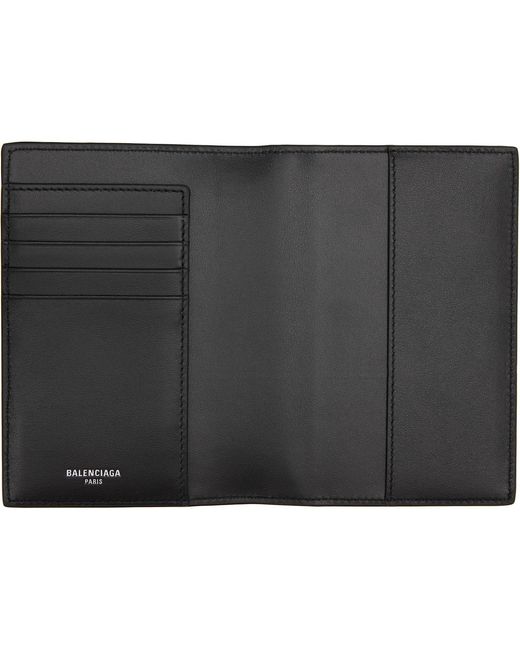 Balenciaga Black Calfskin Passport Holder