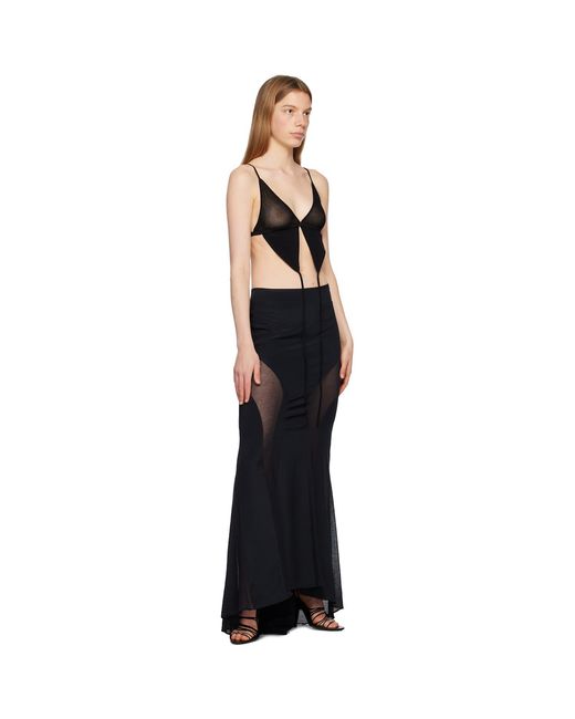 Dion Lee Black Butterfly Tank Top