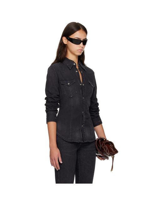 DIESEL Black De-Waves Shirt