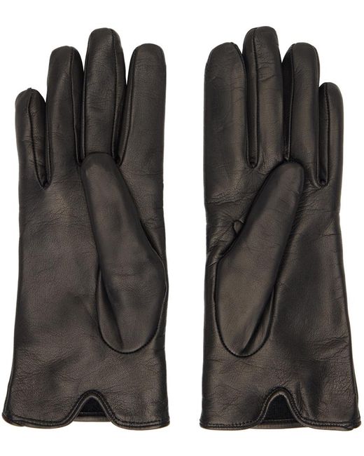 Vivienne Westwood Black Orb Gloves for men